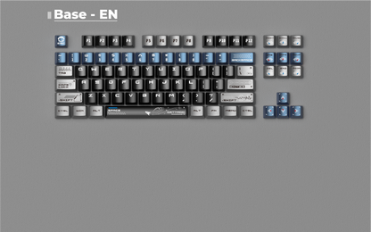 Space exploration - Metallic texture keycaps